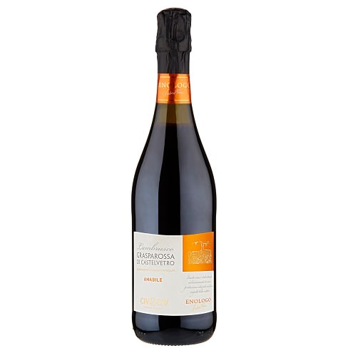 Civ & Civ  Lambrusco Grasparossa Di Castelvetro Doc Amabile 75 Cl 8% Alc -1 Bottle