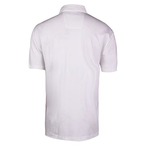 Men's  Plain Bright Performance Polo Top - White
