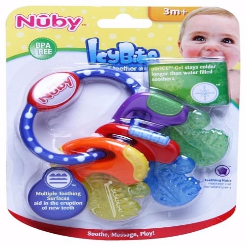 IcyBite Cooling Baby Teether Keys