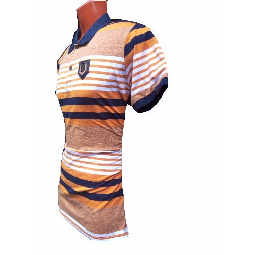 Stripped Polo T-shirt