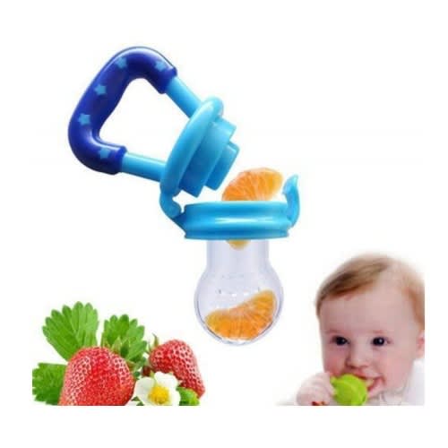 Baby Fruit Feeder And Teether Pacifier - Blue
