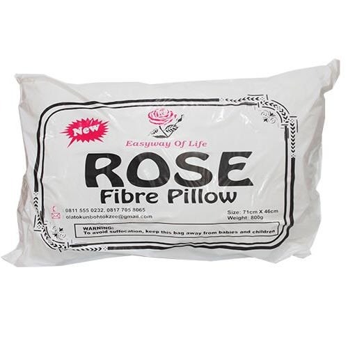 Rose Fibre Pillow -71cm by 46cm