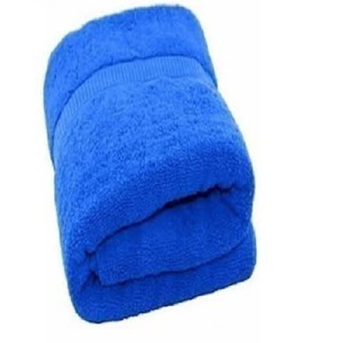 70 by 150cm Large Towel - Blue
