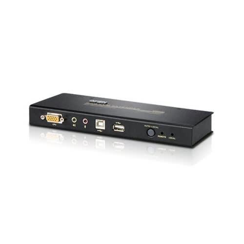 Usb Vga/audio Cat 5 Kvm Extender With Usb Flash Storage (1024 X 768@250m)  Ce800b