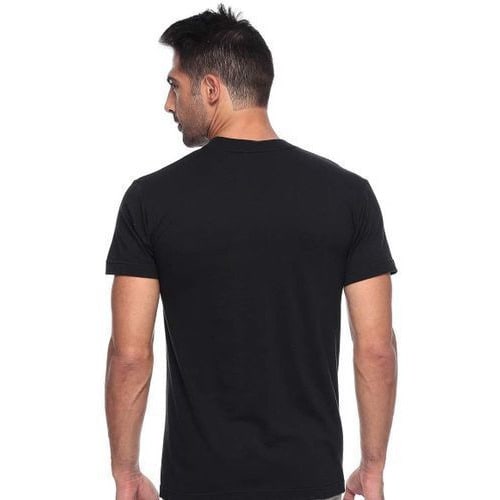 Men V-neck T-shirt Black