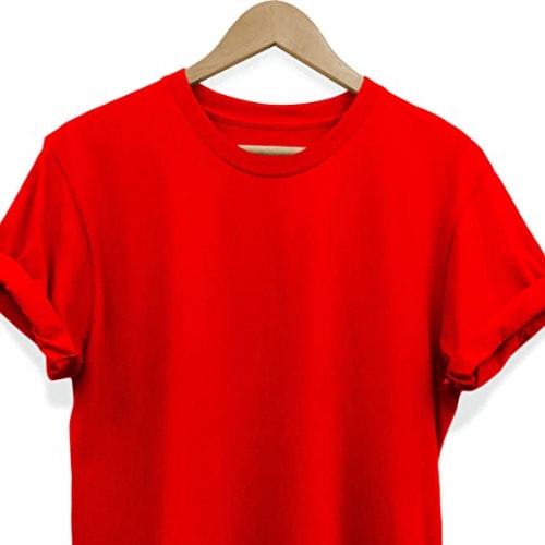 Men Round Neck Cotton T-shirt