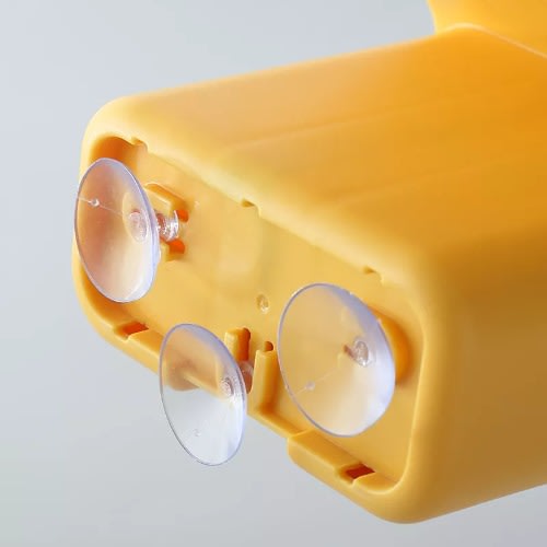 Self Adhesive Plastic Soap Holder For Bathroom - Yellow
