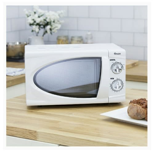 Compact 20L Manual Solo Microwave Oven With 6 Power Levels - 800W