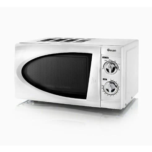 Compact 20L Manual Solo Microwave Oven With 6 Power Levels - 800W