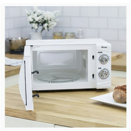 Compact 20L Manual Solo Microwave Oven With 6 Power Levels - 800W