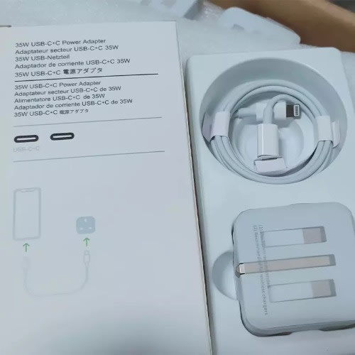 iPhone Fast Charger 35W - Dual Usb-c Port Power Adapter