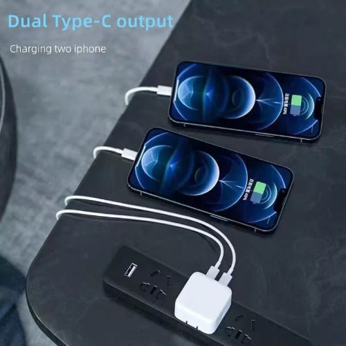 iPhone Fast Charger 35W - Dual Usb-c Port Power Adapter