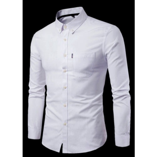 Men's Slim Fit Shirt - White