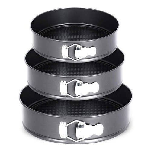 Non Stick Round Shape Bake Pan - 3 Piece Set