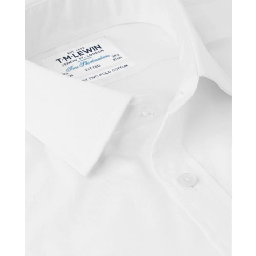 Poplin Fitted Double Cuff Shirt