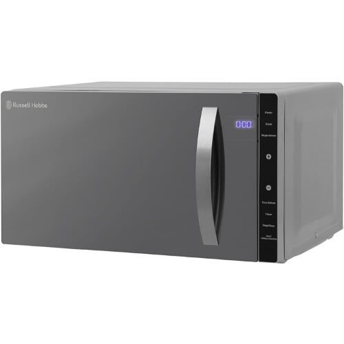 23 L -800w Silver Digital Flatbed Solo Microwave With 5 Power Levels