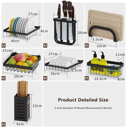 Stainless Steel Over Sink Kitchen Stand Drying Rack And Plate Holder Hanging Dish