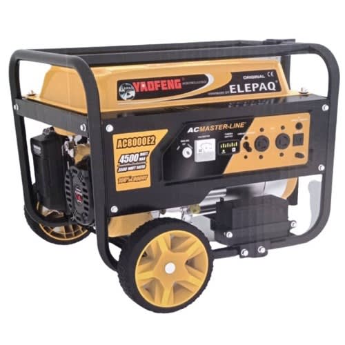 Timer Switch  Key Start Generator - Ac Master - 4.5kva -100% Copper - Ac8000e2