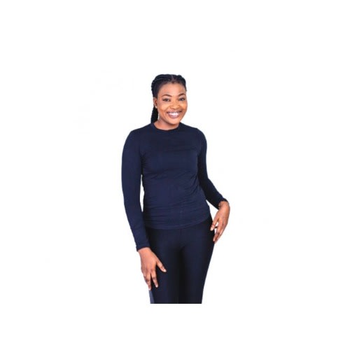 Long Sleeve Fitted Shirt - Black