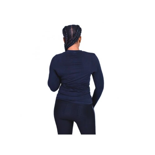 Long Sleeve Fitted Shirt - Black