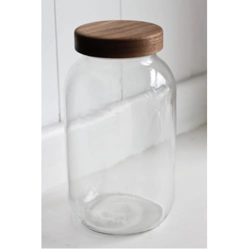 Mason Jar With Wooden Lid -1600ml