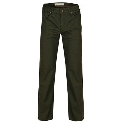 Men's Straight-feet Straight-leg Jeans – Green