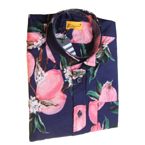 Men Floral Print Long Sleeve Shirt