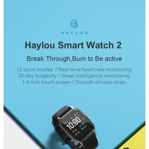 Haylou Ls02 Smart Watch - 2 1.4 Lcd Screen - Bt 5.0