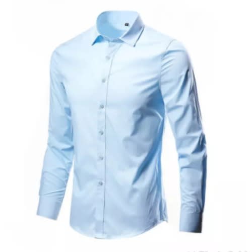 3pcs Cotton Formal Longsleeve Shirt  White Black Sky Blue
