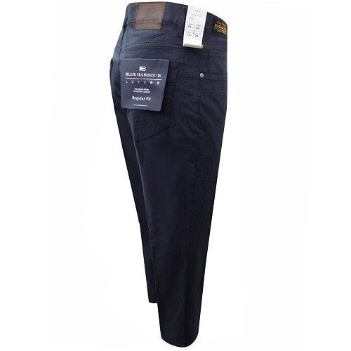Italian Fabric Jeans with Stretch-Blue Harbour