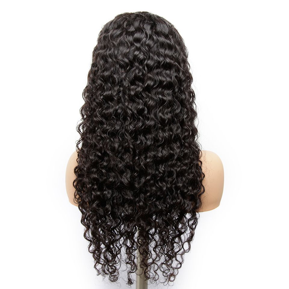 Deep Wave Hair Wig - High Density Transparent Skin Swiss Frontal Wig