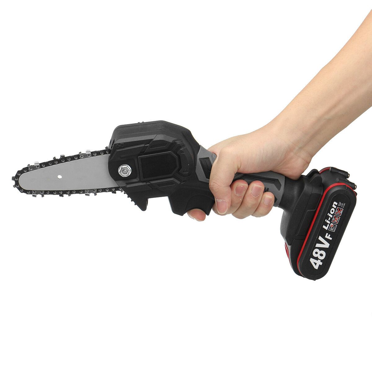 21V 4Inch Rechargeable Electric Chain Saw Cordless Portable