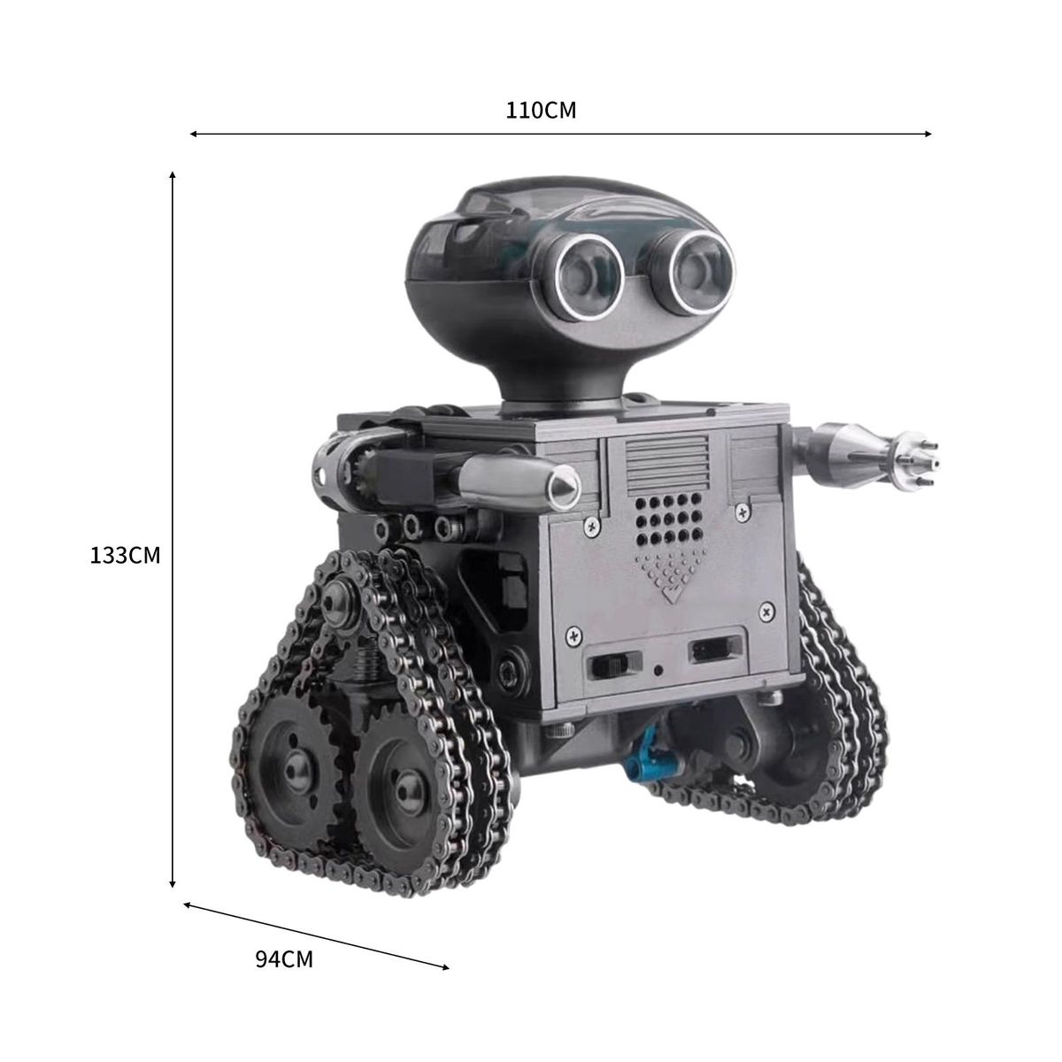 160pcs DIY Build Your Robot Kit Robotic Engine Assembly Kit Educational Toy DIY Gift