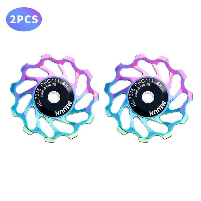Mountain Bike  Erami  Rear Derailleur Guide Wheel Transmission Aluminum Alloy-colorful-11T