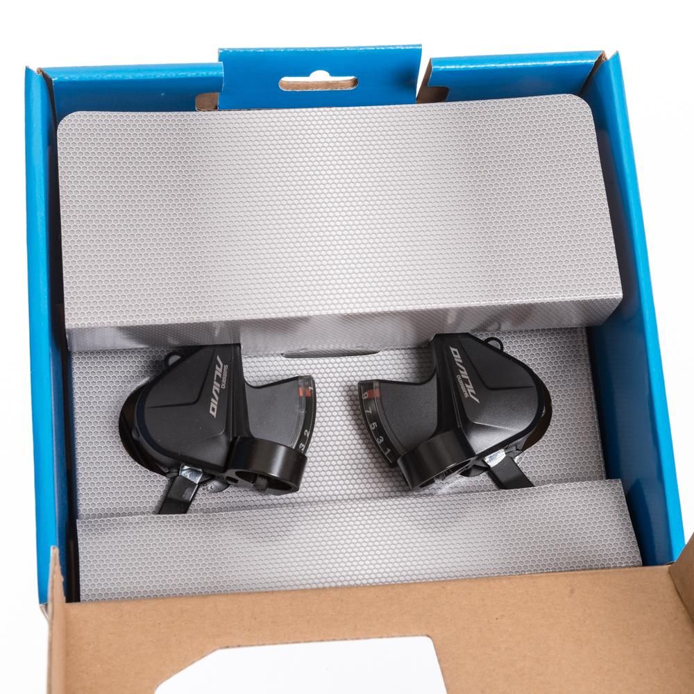 3X9S SL-M3100 OGD SHIMANO ALIVIO BICYCLE SHIFTING LEVER LEFT RIGHT OPTICAL GEAR DISPLAY RAPIDFIRE PLUS SIS