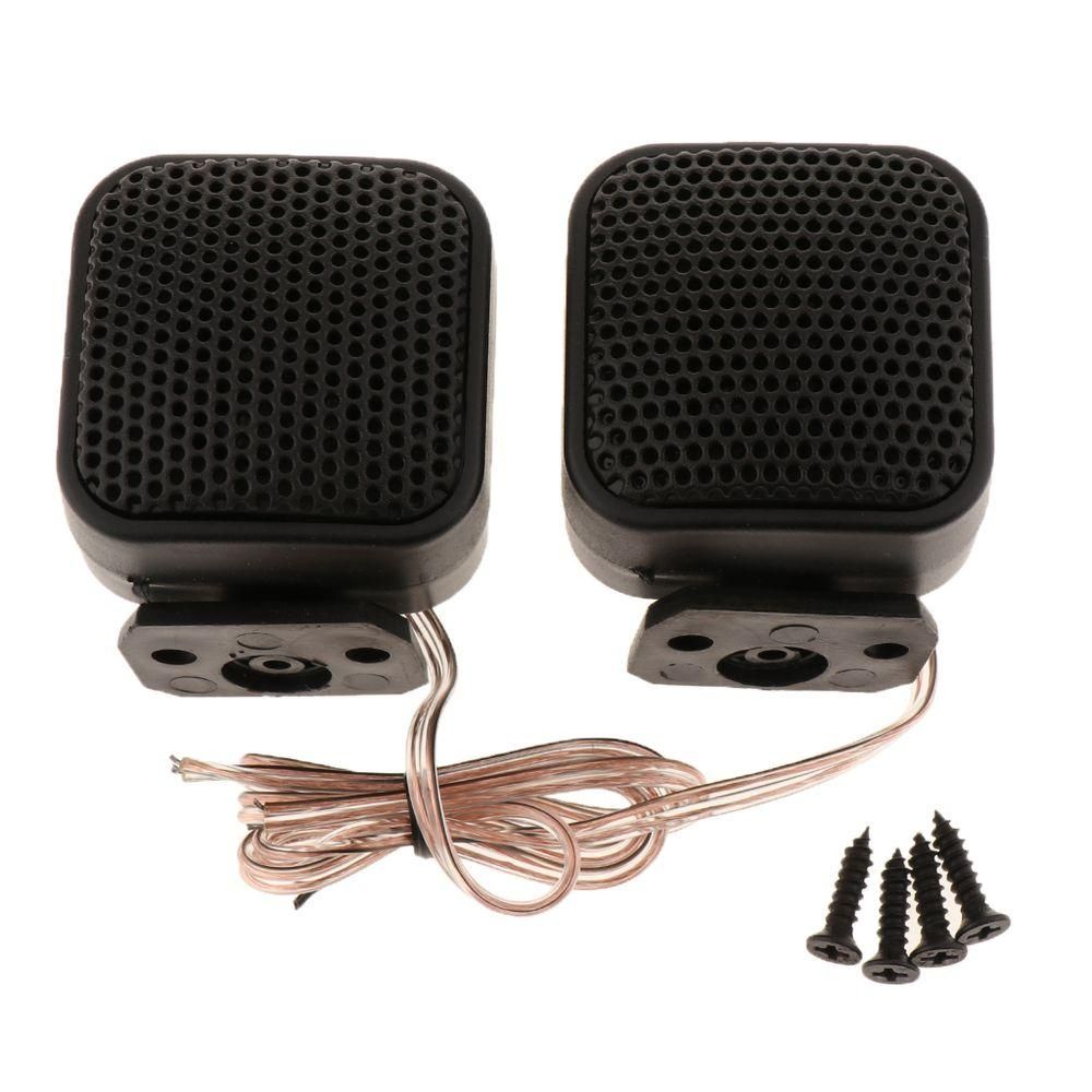 2pcs Car Silk Square Tweeter Speakers With Heatresistant Voice