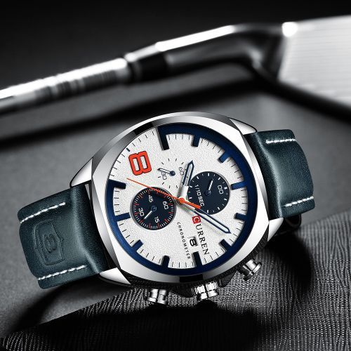 8324 Man Quartz Sport Watch Brand Fashion Casual Male