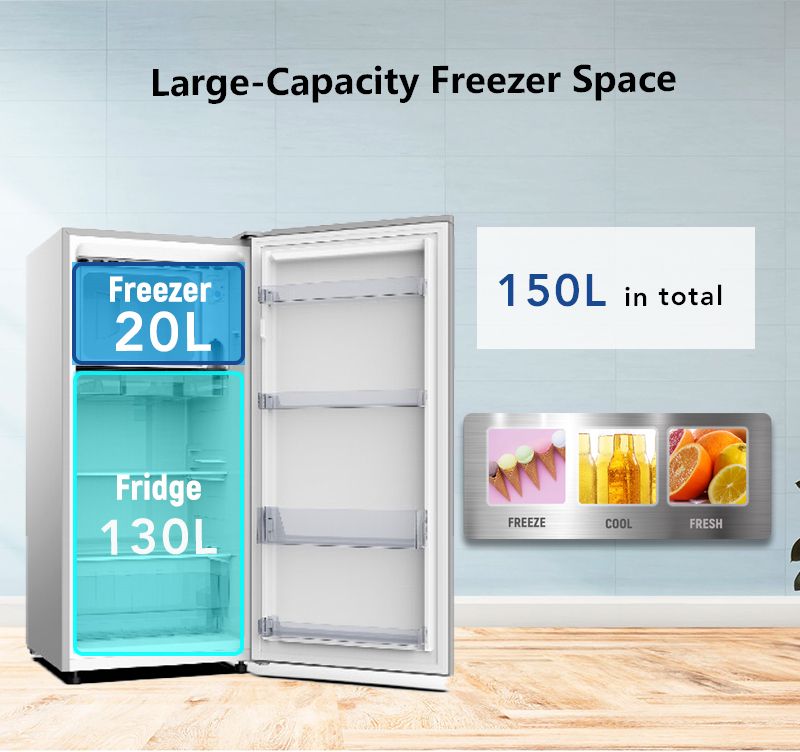 160 Litres Single Door Fridge (BCD-160HC) - Silver