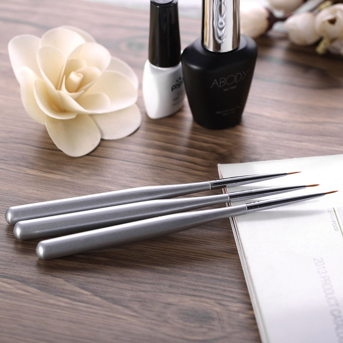 3pcs/set Professional Acrylic Nail Art Brush Set Nal Art