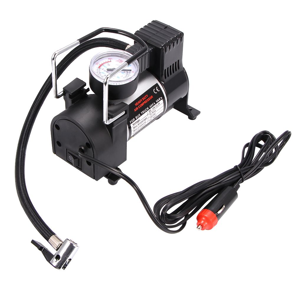 Universal High-Power Car Double-Cylinder Inflator Pump Air Compressor Inflator Portable Car Tire Pump Auto Accessories