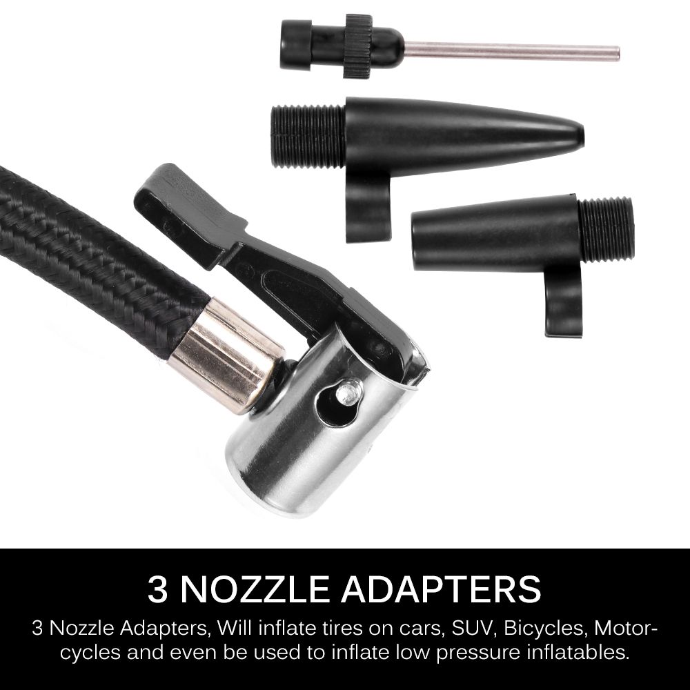 Universal High-Power Car Double-Cylinder Inflator Pump Air Compressor Inflator Portable Car Tire Pump Auto Accessories