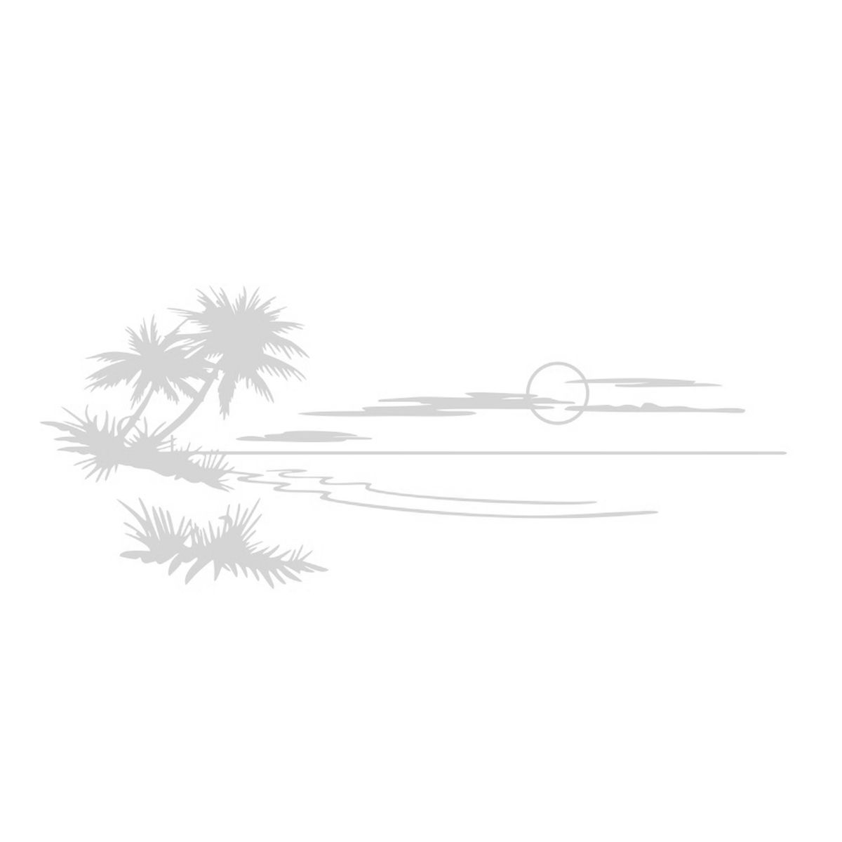Large Size Beach Adventure Car Sticker RV Camper Universal