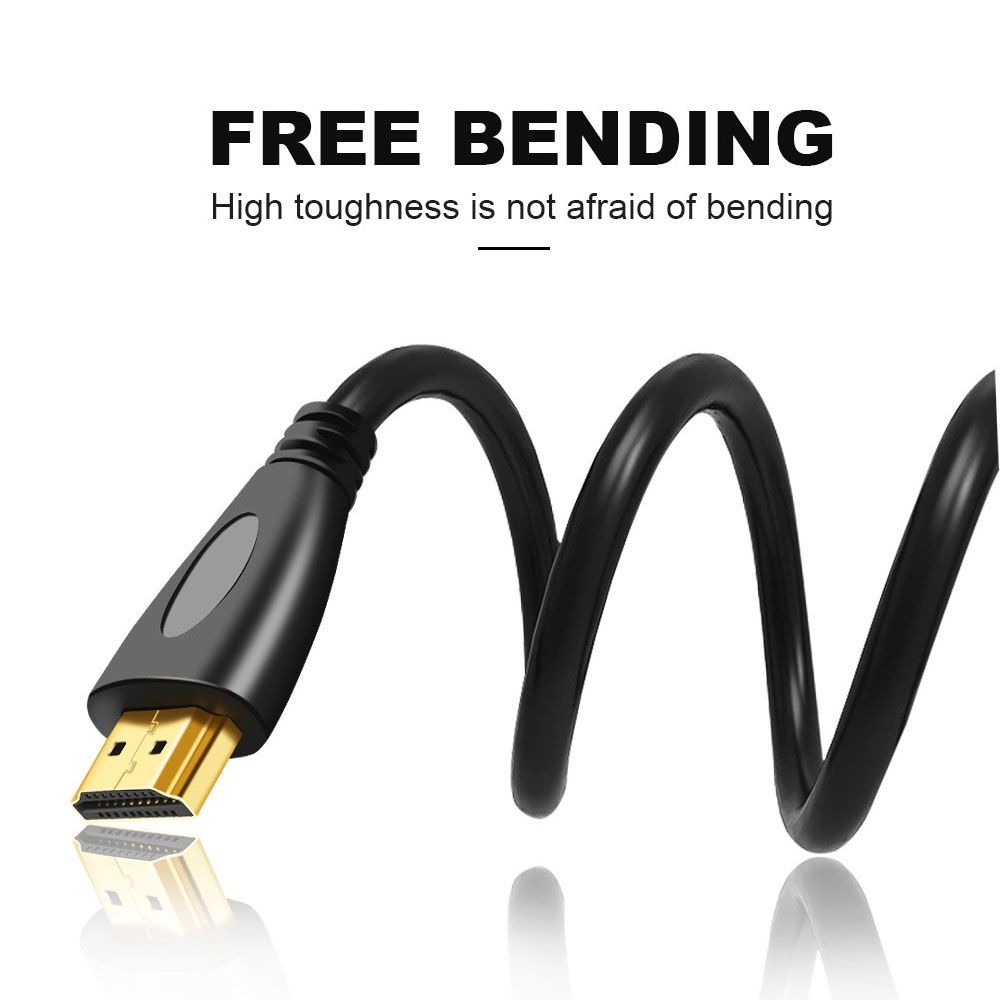 1.8m Gold Plated 3D 1080P Micro HDMI Male To HDMI Male Cable For Mobile Phone, Cameras, GoPro