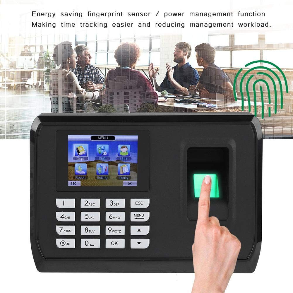 Biometric Fingerprint Attendance Machine Time Clock Recorder