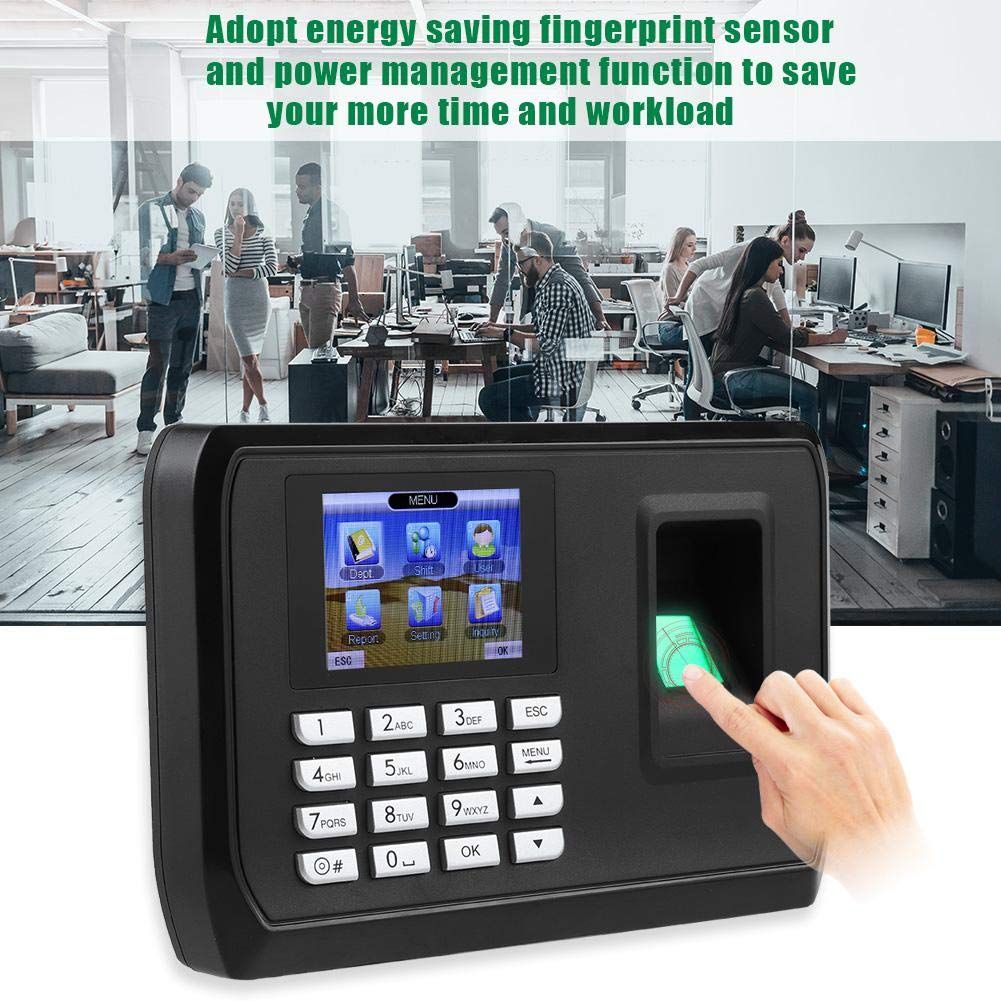 Biometric Fingerprint Attendance Machine Time Clock Recorder