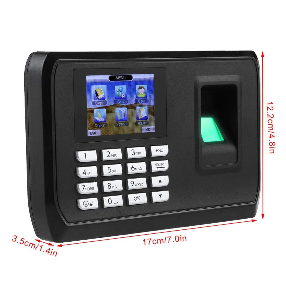 Biometric Fingerprint Attendance Machine Time Clock Recorder