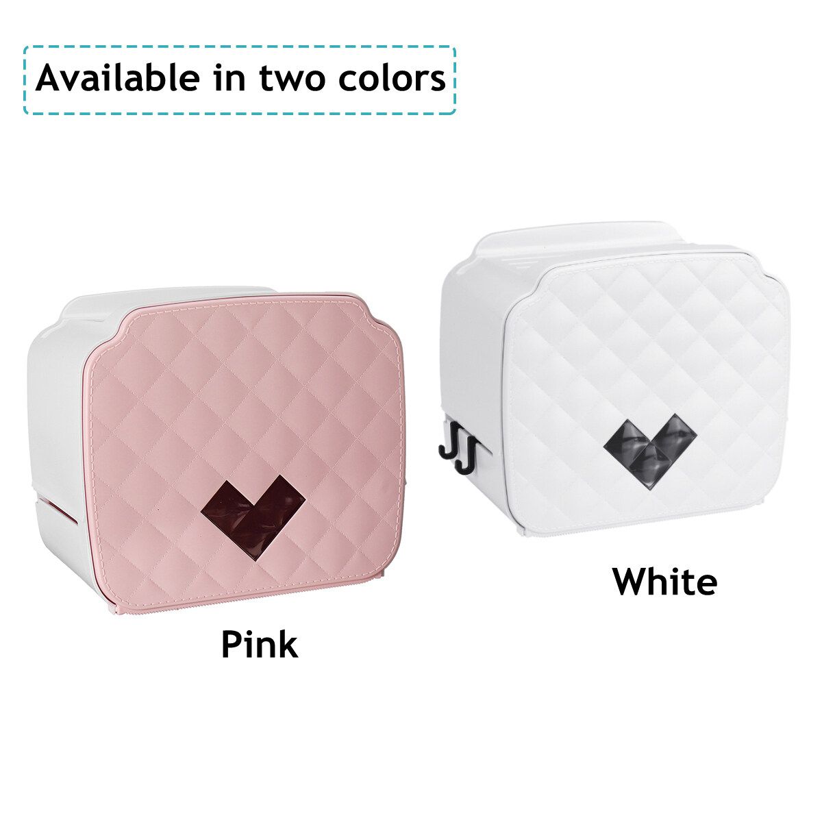 Double Toilet Tissue Box Toilet Double-layer Storage Rack Drawer Tray Punch-free Waterproof Wall-mounted Paper Roll Toilet Paper Holder Waterproof Wall-mounted Toilet Paper Box Tissue Tray Bathroom Shelf For Bathroom Kitchen 