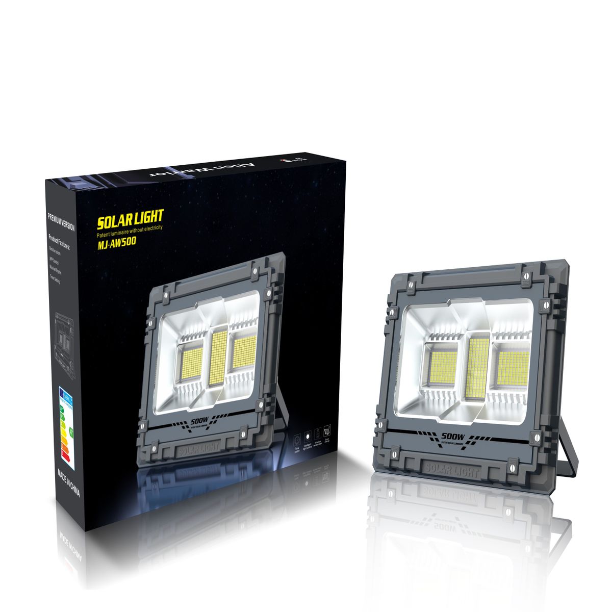 100W High Quality Solar Flood Light(Alien Warrior)