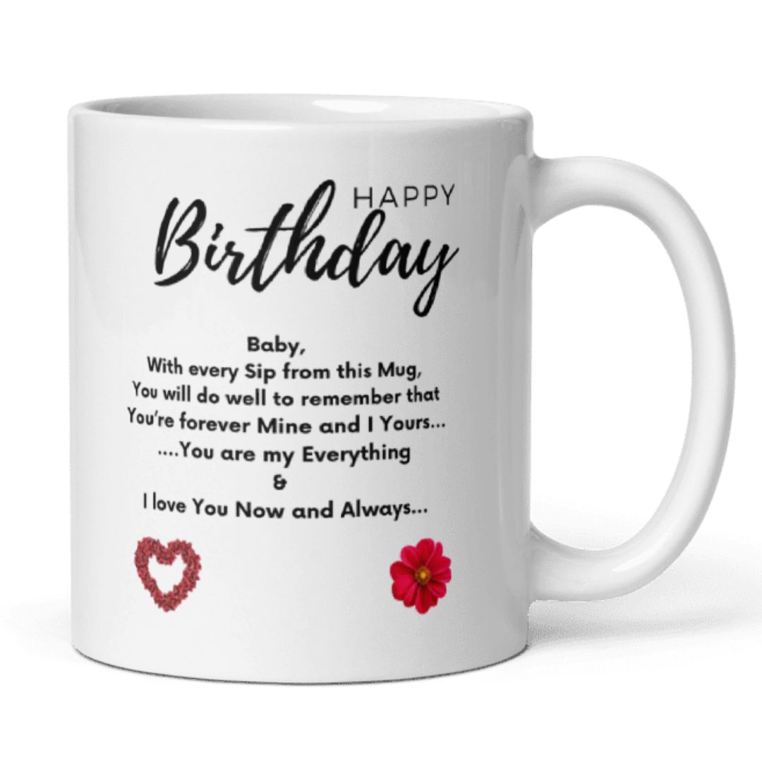 Happy Birthday Baby Coffee & Tea Mug - Gift Item (1 Cup)