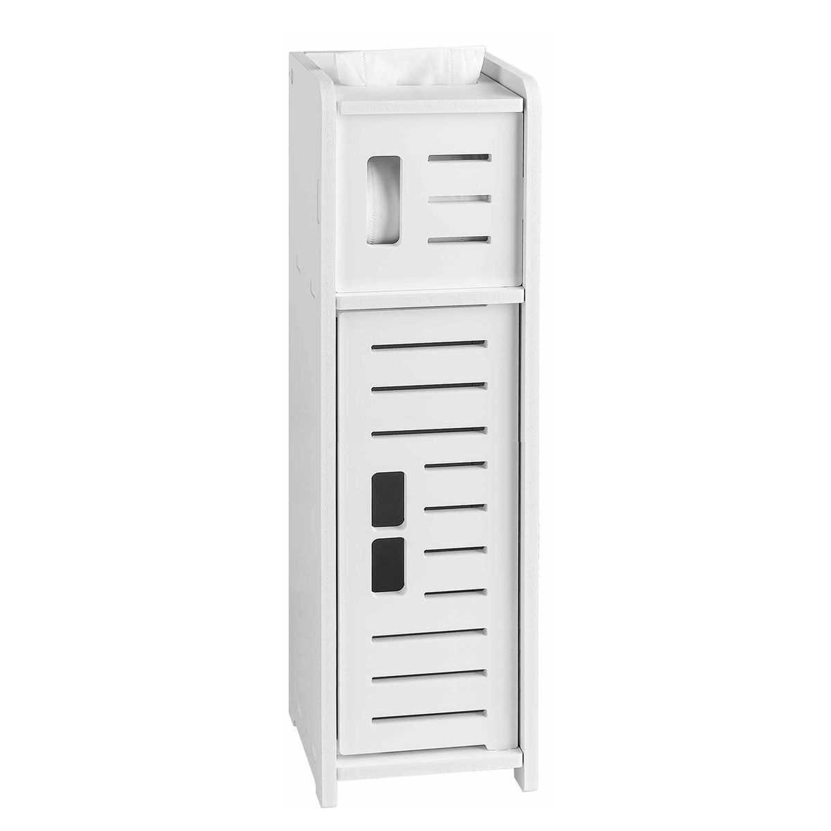 Small Toilet Paper Holder Stand, Bathroom Storage Cabinet For Small Space - AJ49